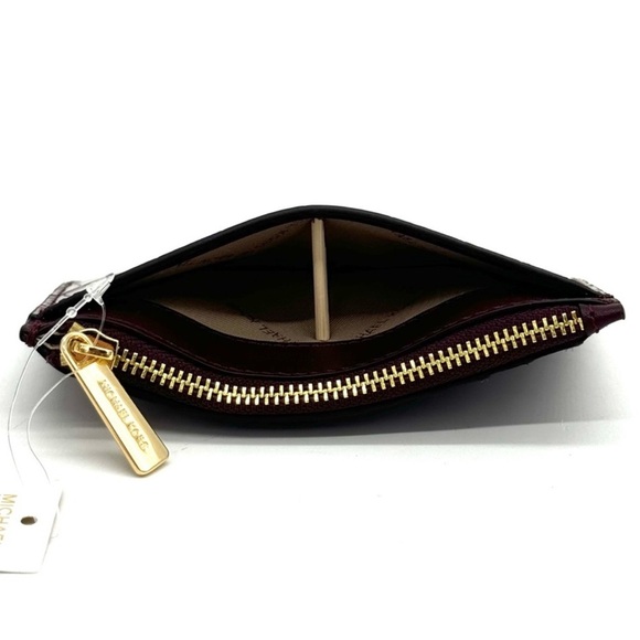 Michael Kors Large EW Crossbody Bag & Travel TZ Card Case Wallet Ox Blood Multi - Picture 13 of 14